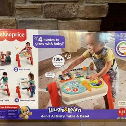 Fisher Price Laugh and Learn 4 in 1 Activity Table & Easel