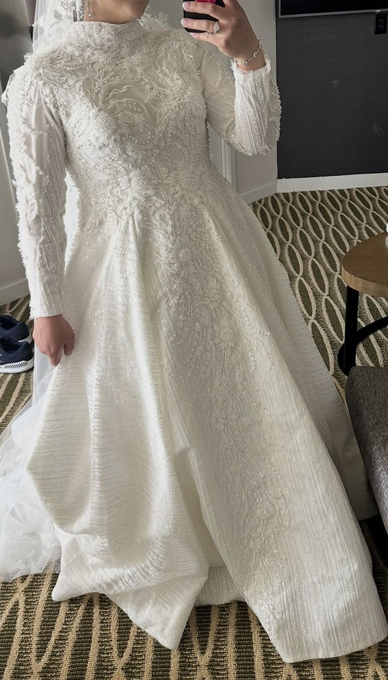 swarovski crystal beaded wedding dress Eve of Milady 1609