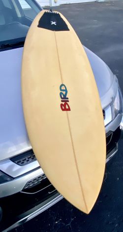 Surfboard Nice 6’4” Local BIRD Shapes rounded Swallowtail Quad 