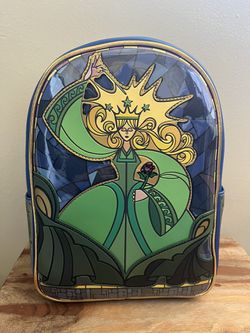 Loungefly Disney Beauty And The Beast Stained Glass Mini Backpack