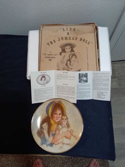 1978 autographed Jan Hagar Antique decorative plate signed by others number one out of 5, 006