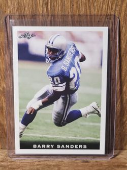 Barry Sanders football card