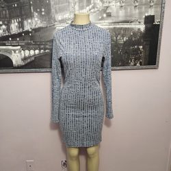 Size M COTTON ON LS Dress Blue