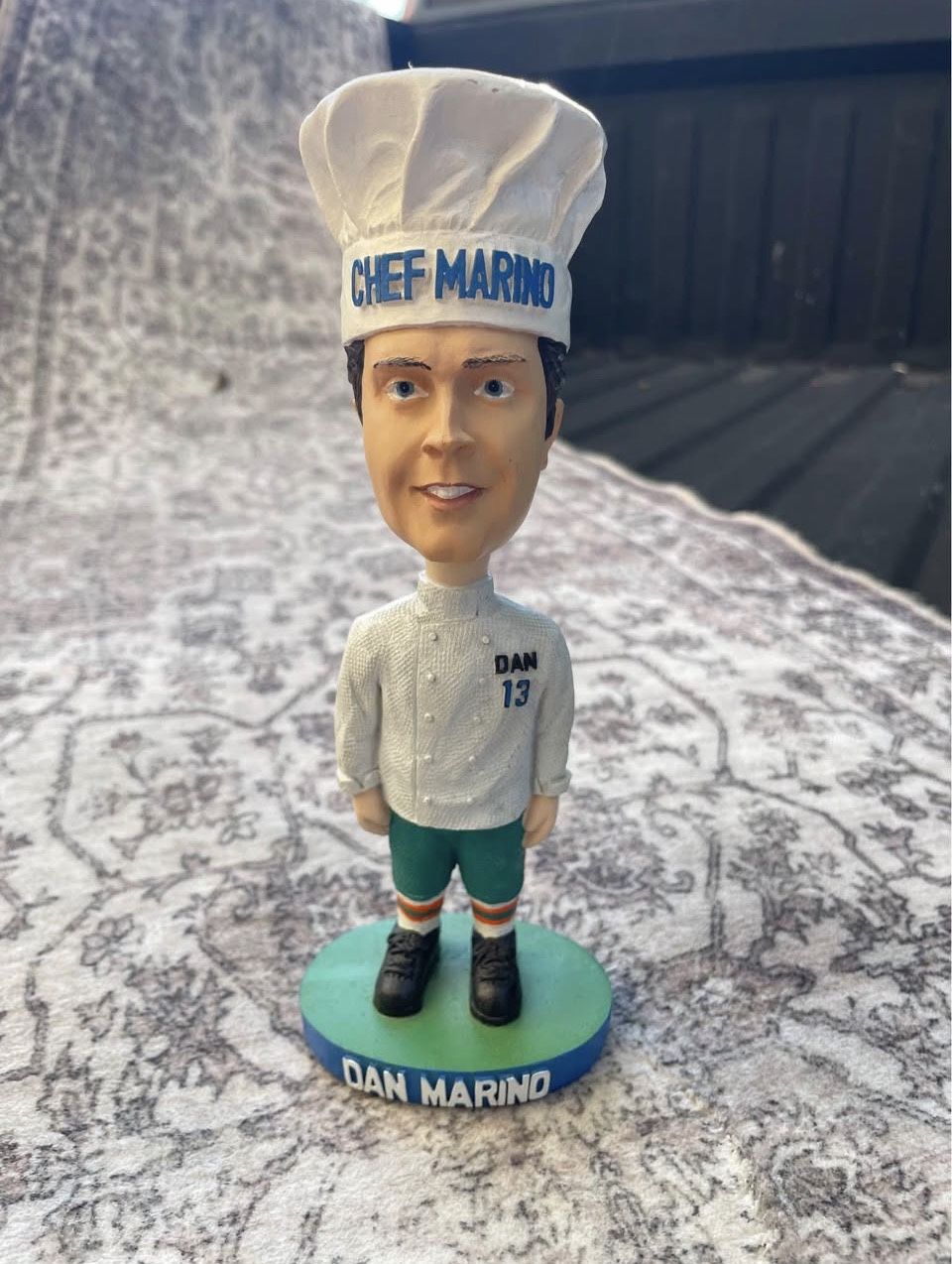 Dan Marino Chef Bobble Head Limited Edition Miami Dolphins NFL Vintage