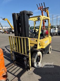 Hyster H50XT 5K Warehouse Forklift Quad-mast Liquid Propane