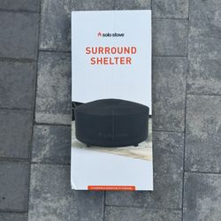 Solo stove surround shelter