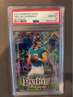 2023 Panini Donruss Optic - Mythical #8 Trevor Lawrence PSA 10