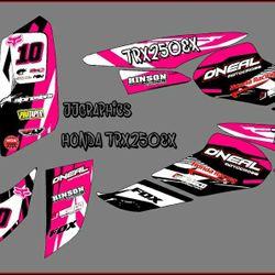 Honda Trx250ex Graphic Kit 