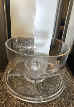Glass container for salad or whatever you like.