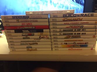 Wii games 5$ each