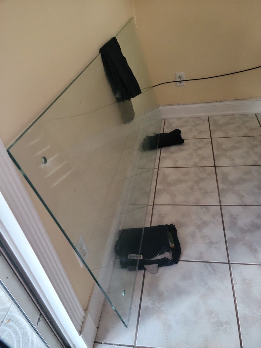 Bathroom glass