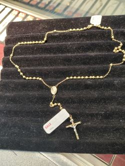 Gold rosary