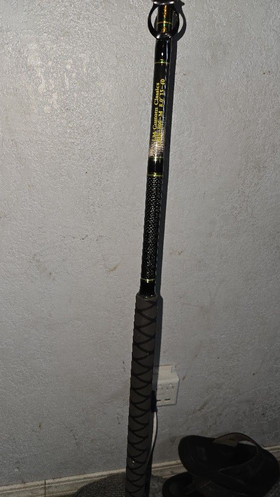 L&m Fly Line Jig Stick.8 Ft Custom Rod 15/40