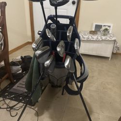 Titleist and Ping clubs