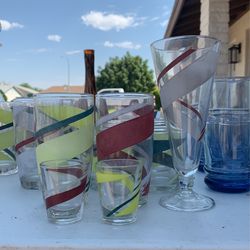 Glass Drink Set