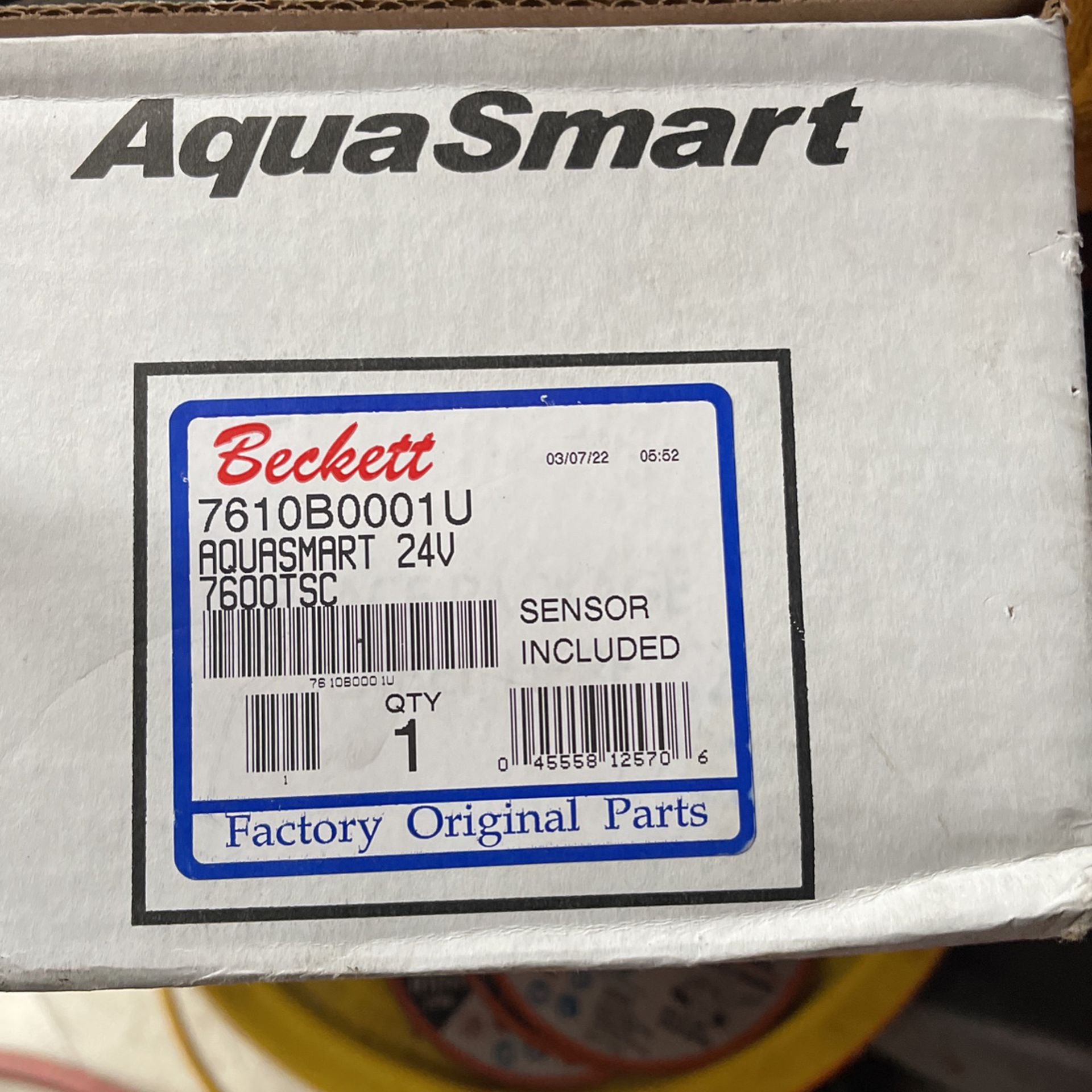 Beckett aqua smart model 7610B (New)