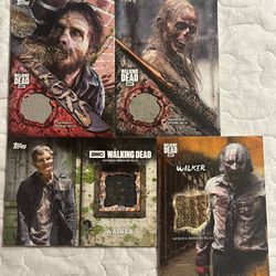 Walking Dead AMC Walker Relic Cards Memorabilia Limited