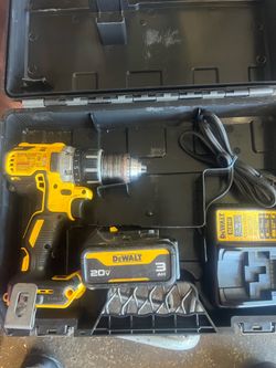 DEWAL drill battery and charger