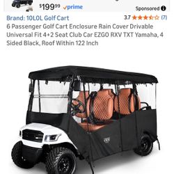 Limo Golf Cart Enclosure 