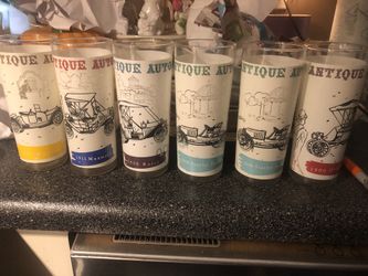 Vintage glasses tumblers cups