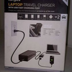 Targus APA32US Universal 90W Laptop Charger 7tips With USB Fast Charger