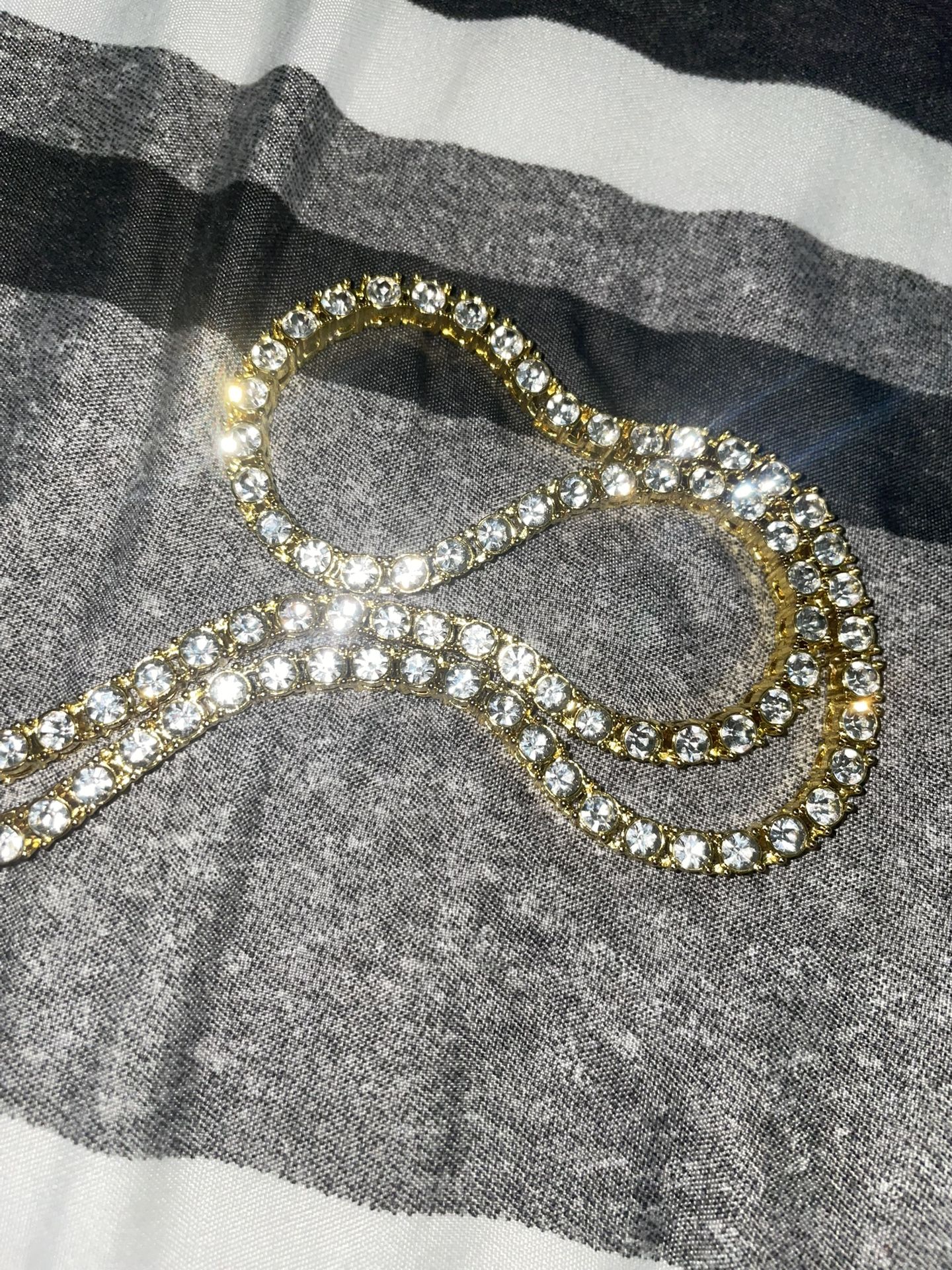 Iced Out Diamond Chain