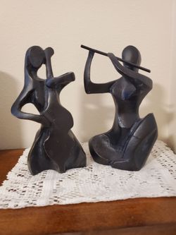 Musicians Sculptures Figurines 4.5 x 8"H
