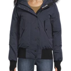 PAJAR CANADA Faux Fur Trim Parka Coat Jacket