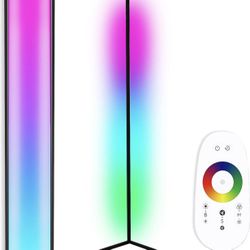 Brand New Dimmable Modern Floor Lamp LED Color Changing includes Remote (still sealed in box !)