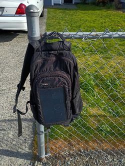 Solar power backpack