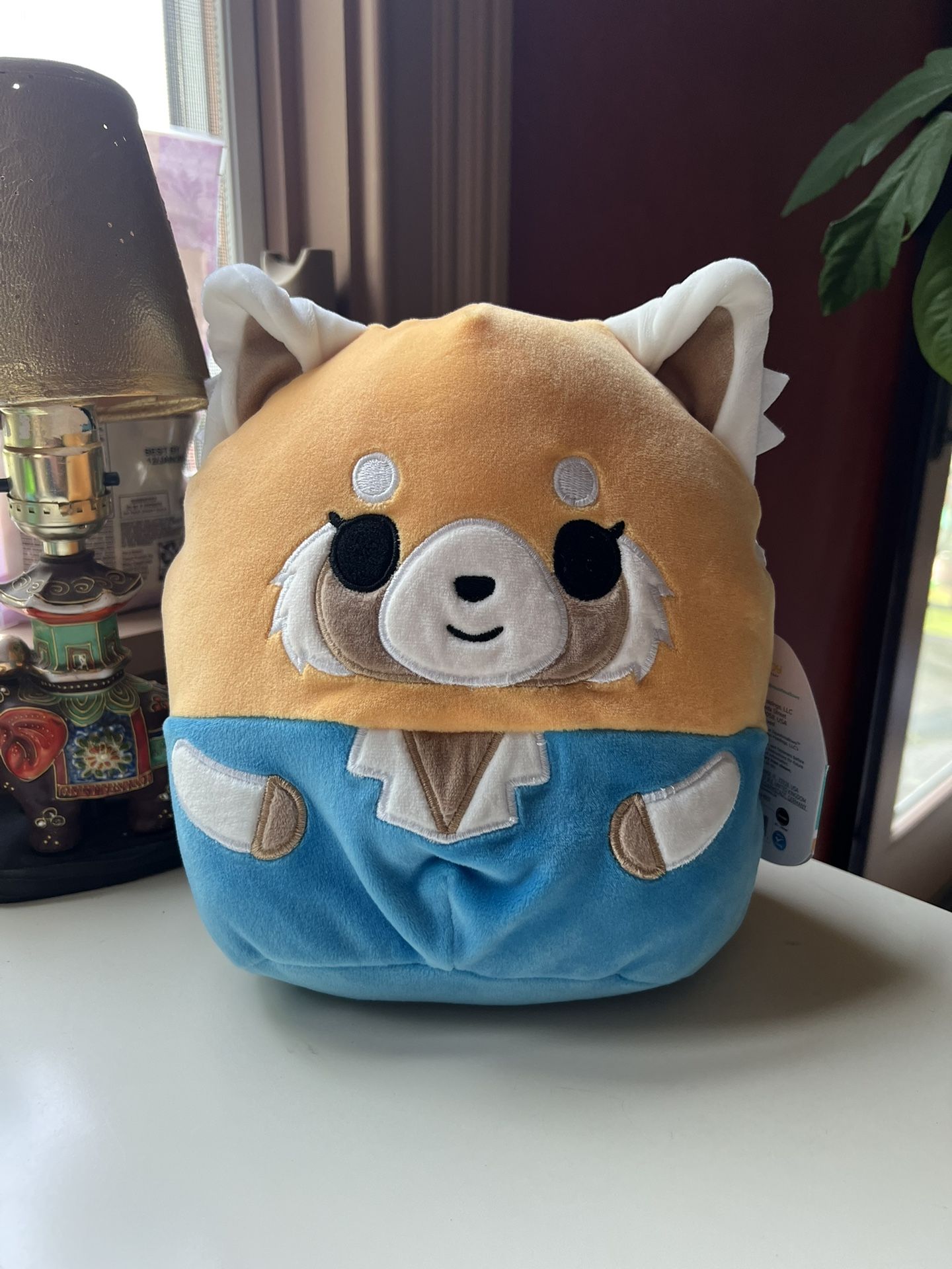 Squishmallow Aggretsuko Fox Calm Face 8” Plush Sanrio