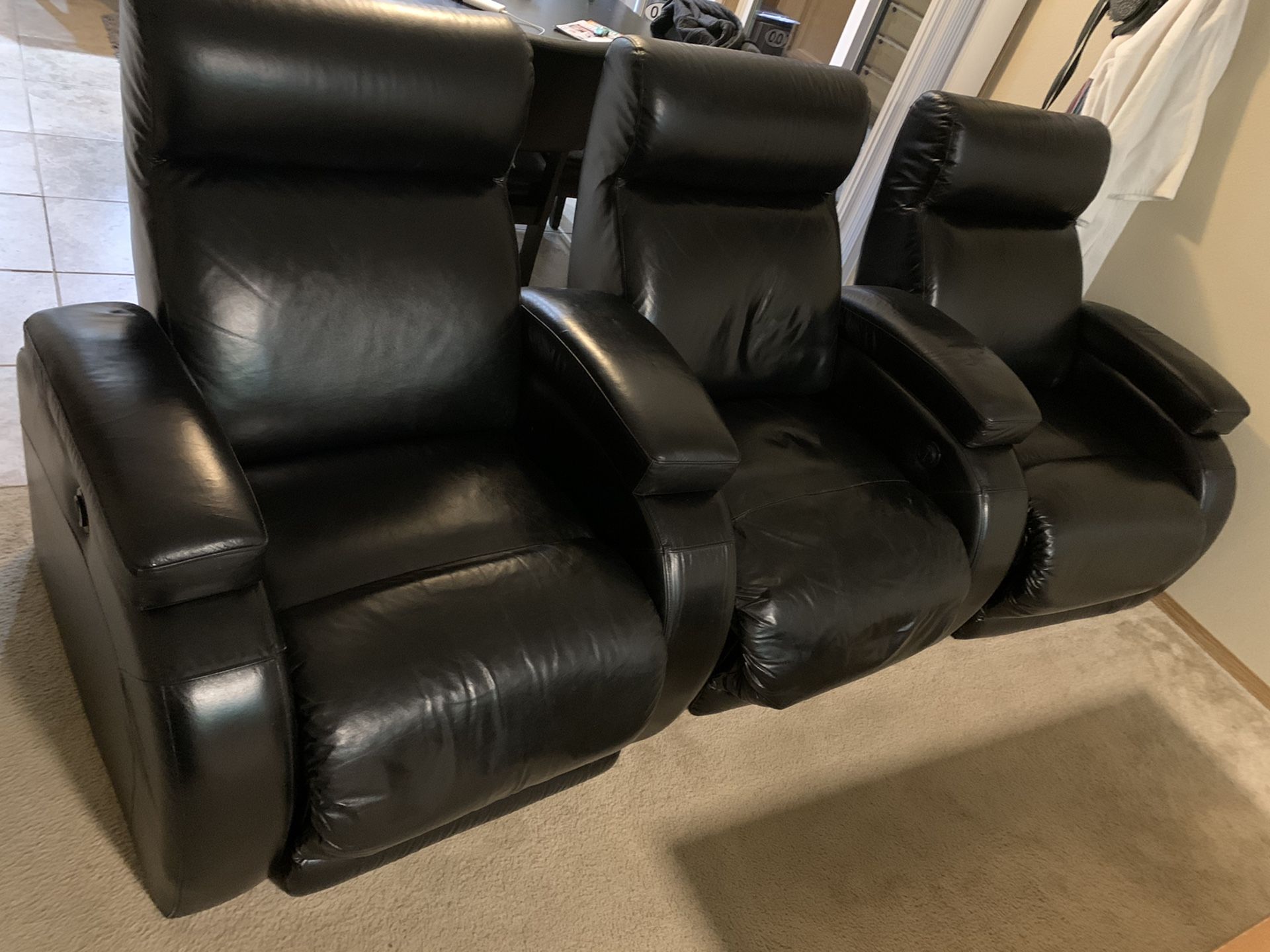 Power home theater recliners