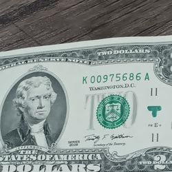 This Is A Very RARE 2 Dollars Bill's Machen Error 