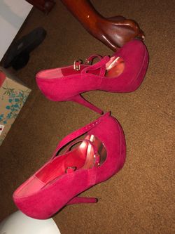 red high heels