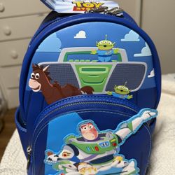 Loungefly Disney Pixar Moments Toy Story Jessie & Buzz Mini Backpack
