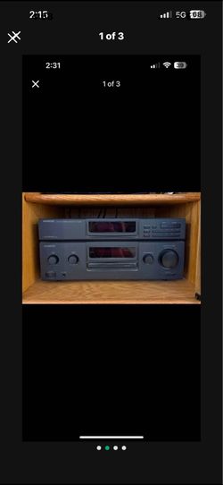 Can wood receiver, 200 W only radio integrated no CD player