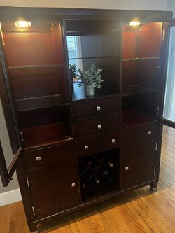 Cherry Wood Hutch