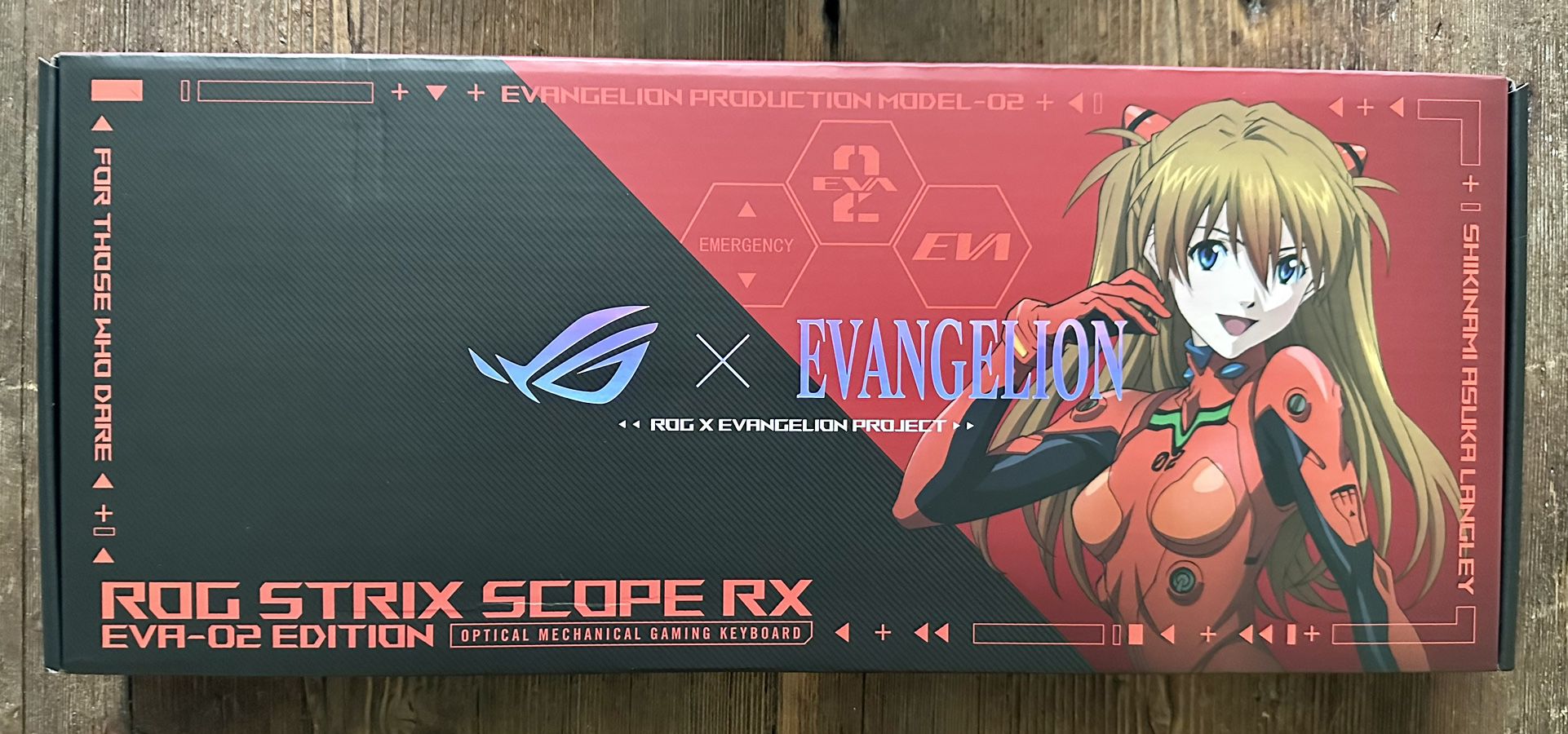 ASUS Evangelion ROG Strix Scope RX EVA-02 Edition Keyboard