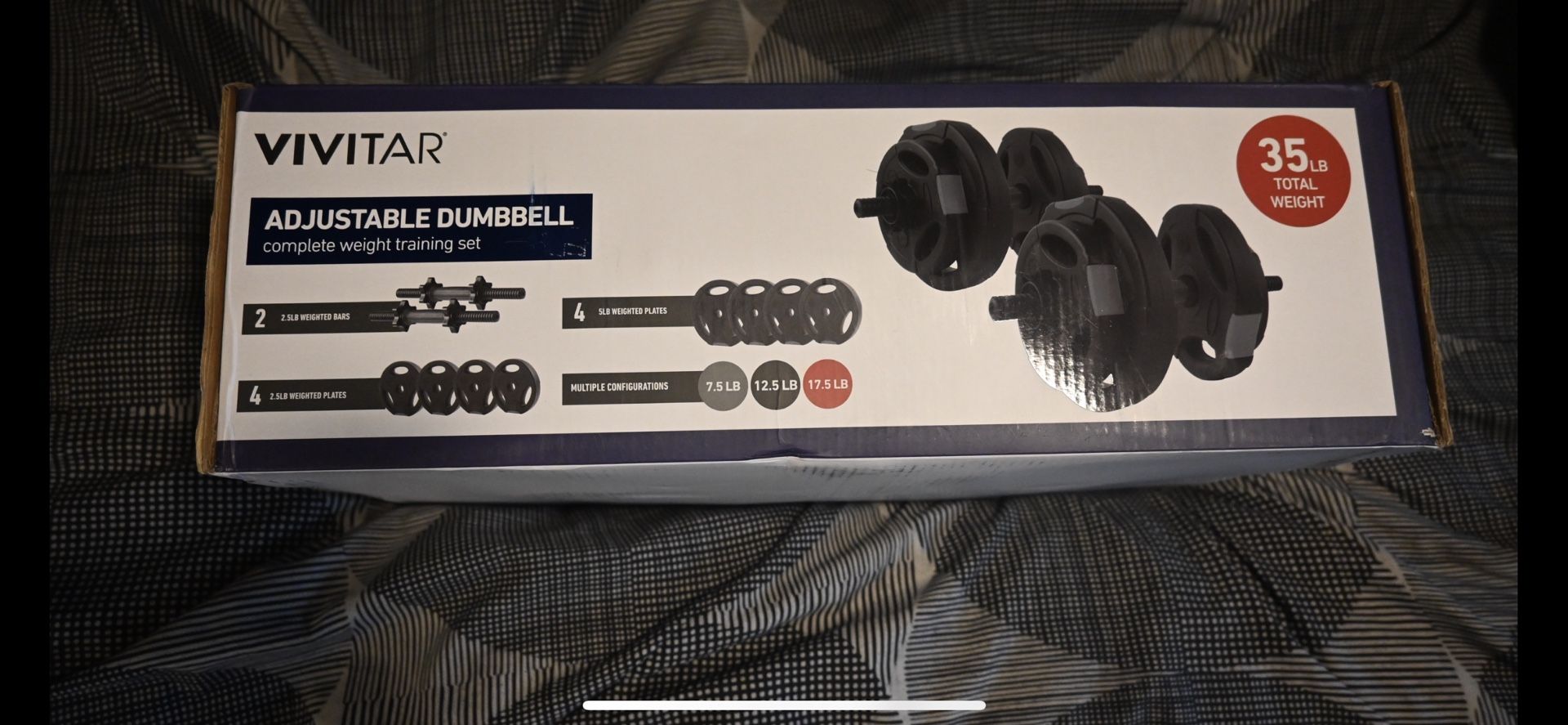 Vivitar Adjustable 35LB vWEIGHT TRAINING DUMBBELL SET FITNESS for Sale in Tamarac FL OfferUp
