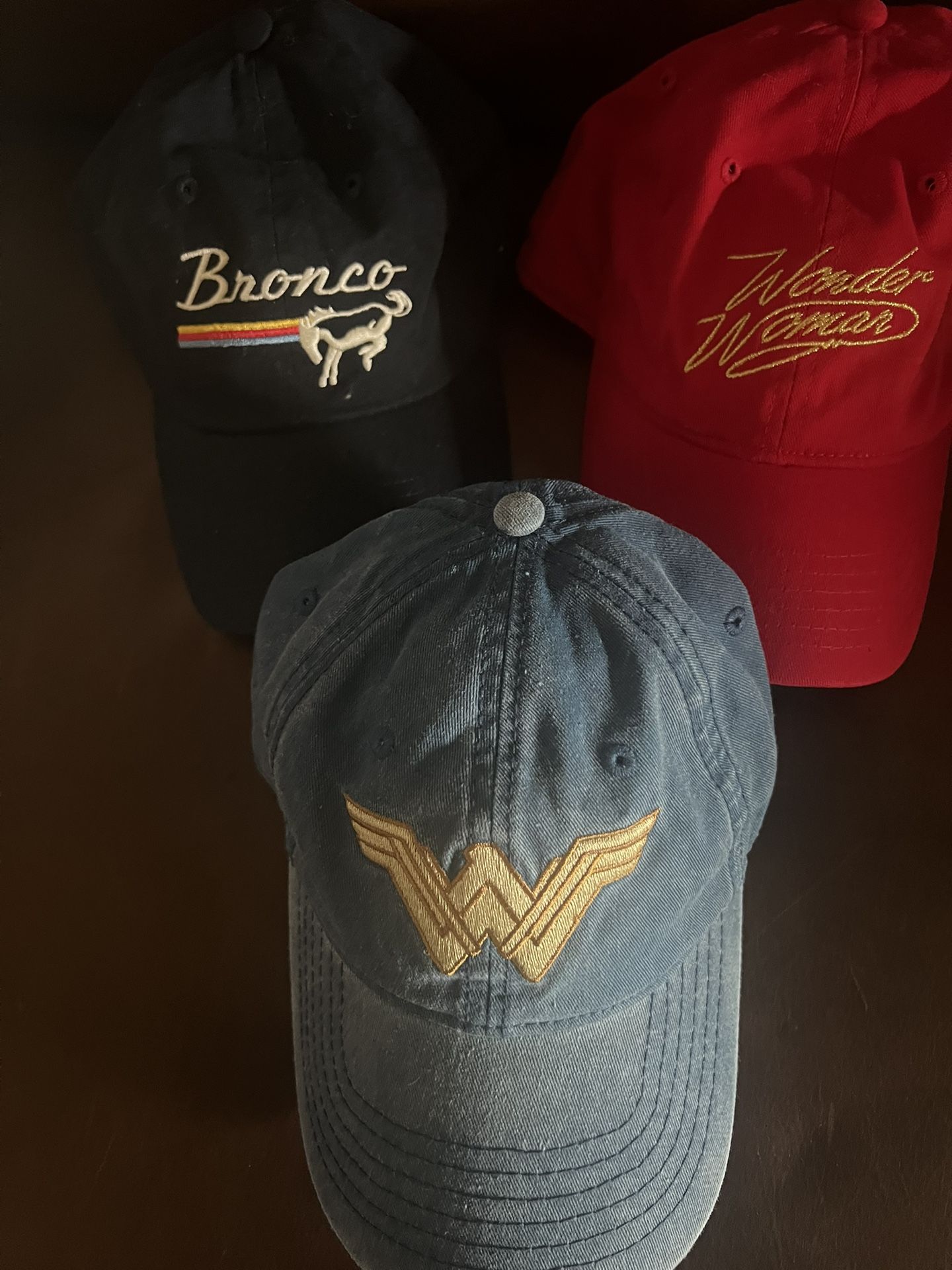 Hats Wonder Woman / Bronco Ford $5 Each