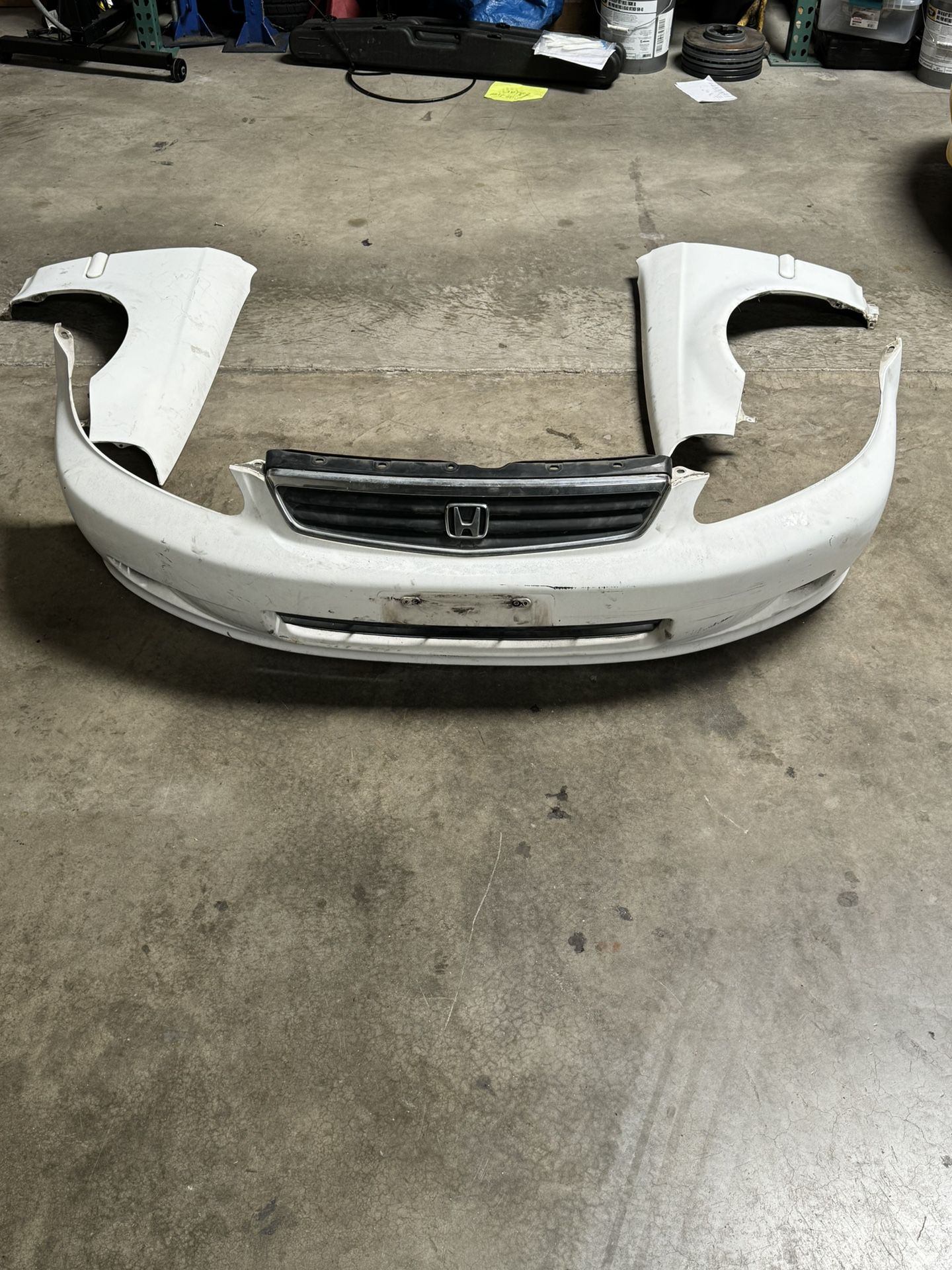 1999-2000 Civic Front Bumper And Fenders