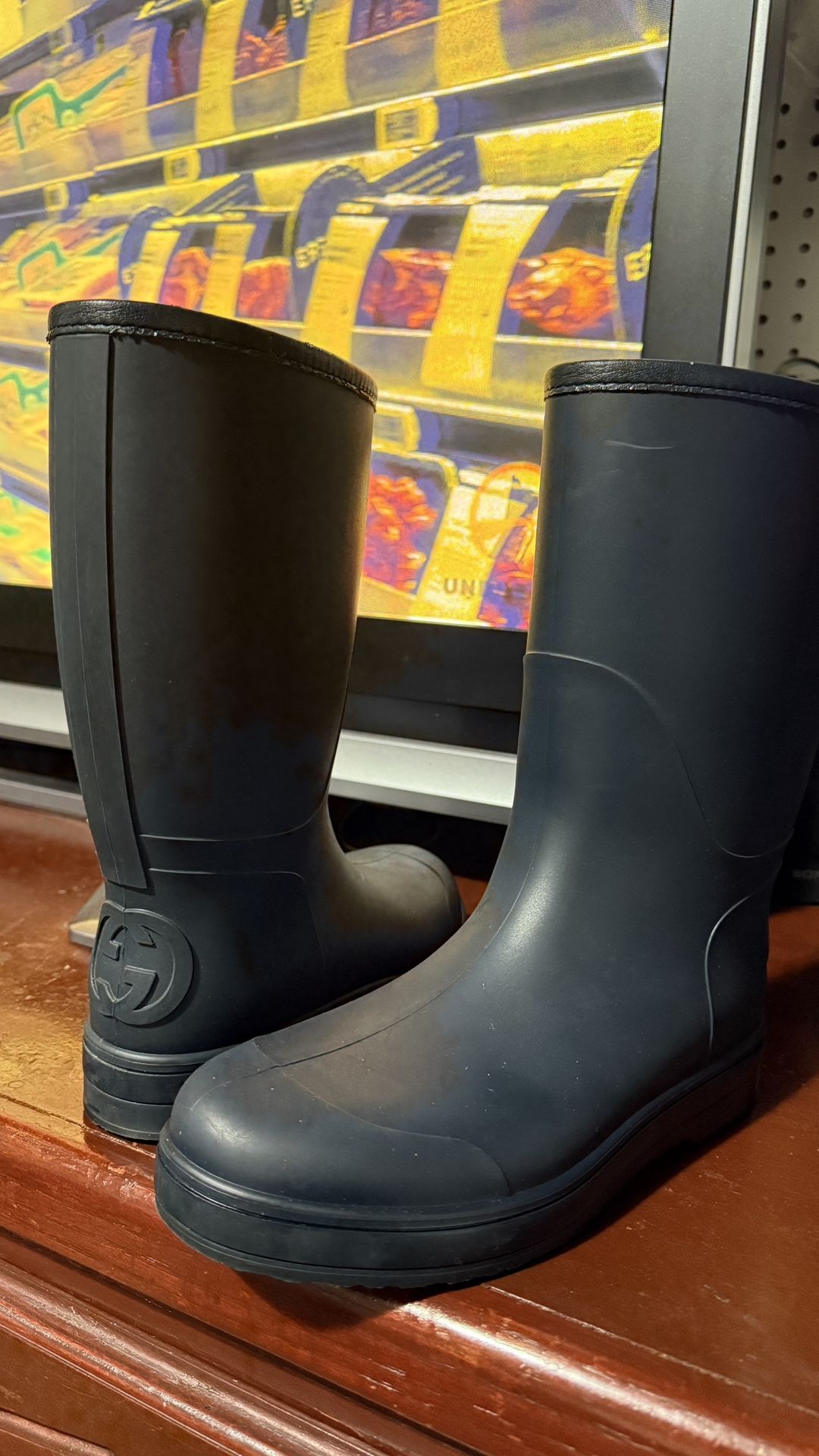 Gucci Rain Boots Sz8.5 Men’s