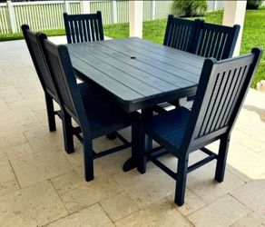 Table and chairs
