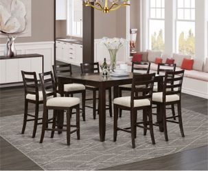 9-Piece Counter Height Dining Set