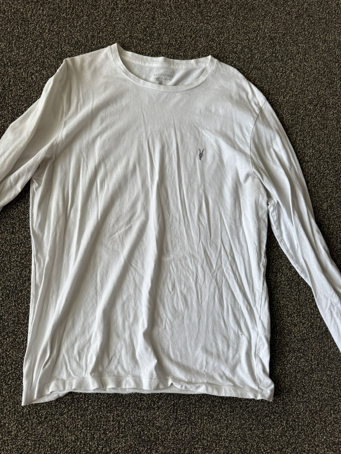 Allsaints Men’s White Long Sleeve (L)