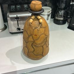 Wrapped Decorative Decanter 