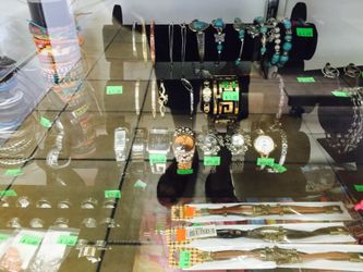 Watches, bracelets and necklaces for man and woman