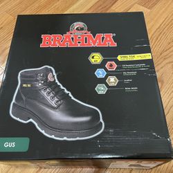 Size 7 Men’s Steel Toe Leather Boots