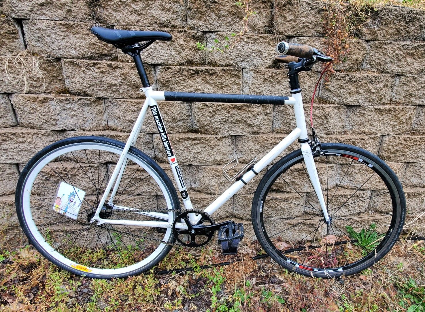 59cm EAI Bareknuckle steel fixie/ tack bike