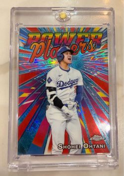 Shohei Ohtani 2025 Topps Chrome MLB Logo Refractor Power Players PP-25 - Dodgers